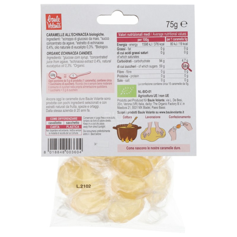 CARAMELLE ECHINACEA 75G BAULE 