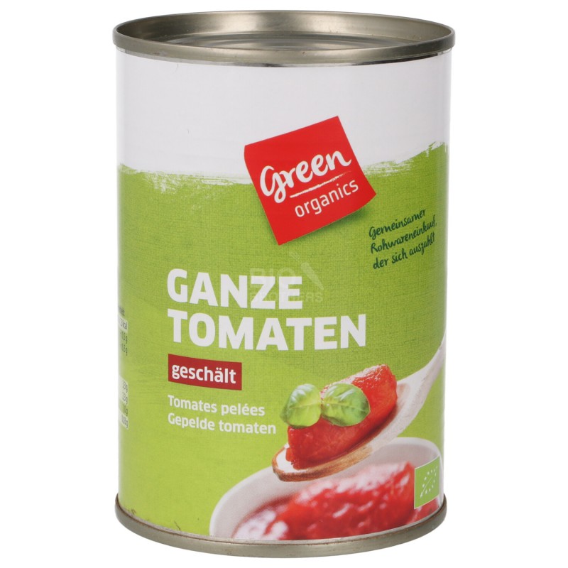 POMODORI PELATI 400G GREEN.