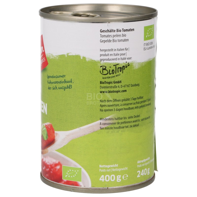 POMODORI PELATI 400G GREEN.