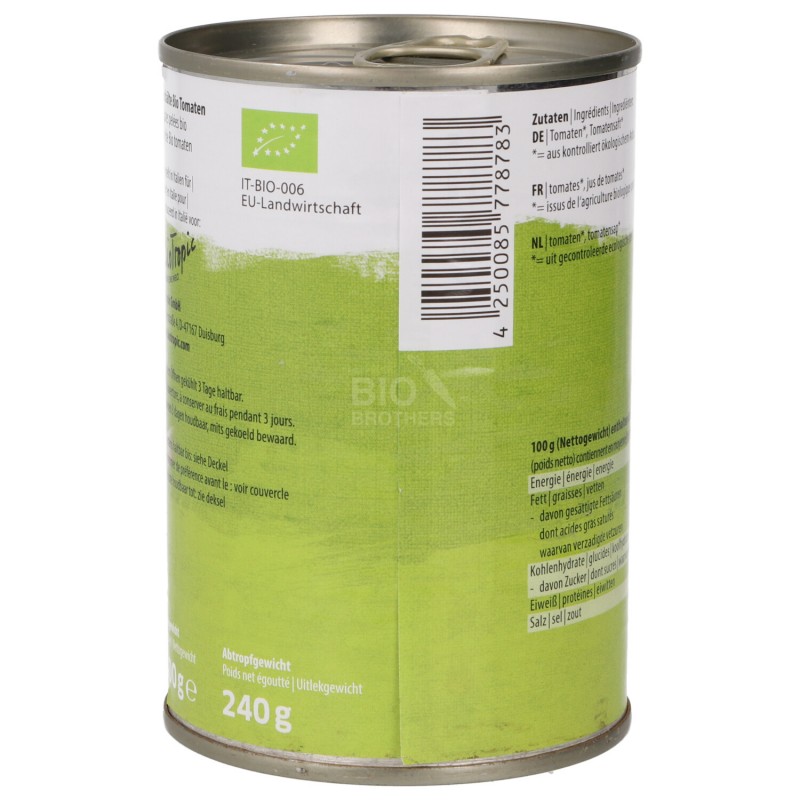 POMODORI PELATI 400G GREEN.