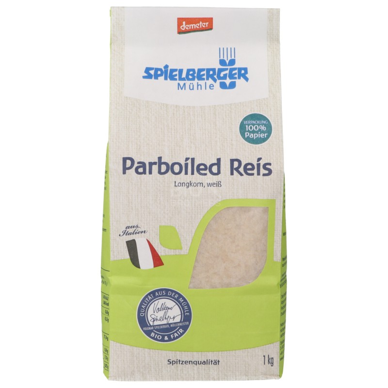 RISO PARBOILED DEMETER 1KG SPIEL.