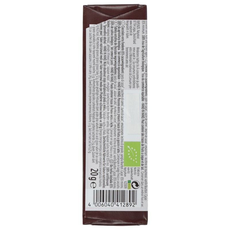 CIOCC. FOND. 85% 20GR RAPUNZEL