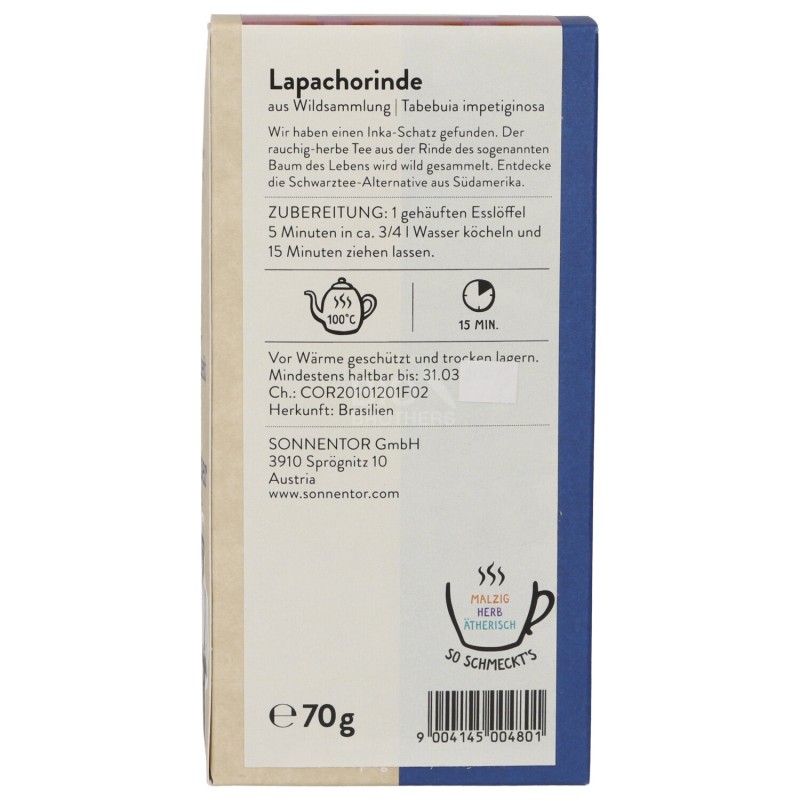 LAPACHO CORTECCIA PER INFUSO 70G SNN
