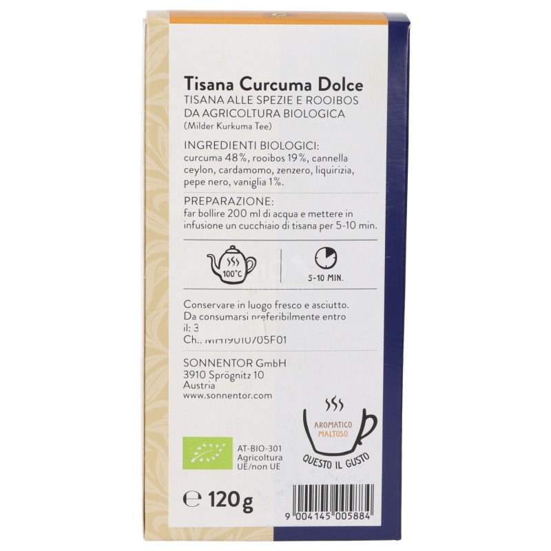 CURCUMA DOLCE INFUSO 120G SNN