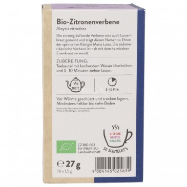 VERBENA LEMON INFUS. 18FILTR. SNN VERBENA LEMON INFUS. 18FILTR. SNN