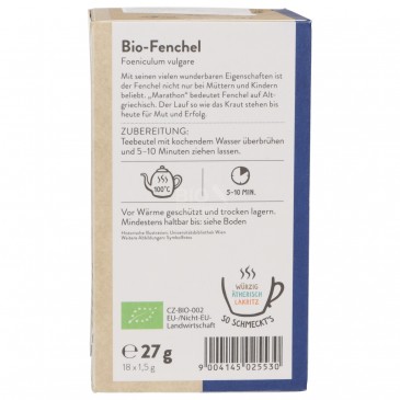 FINOCCHIO INFUSO 18FILTR. SNN FINOCCHIO INFUSO 18FILTR. SNN