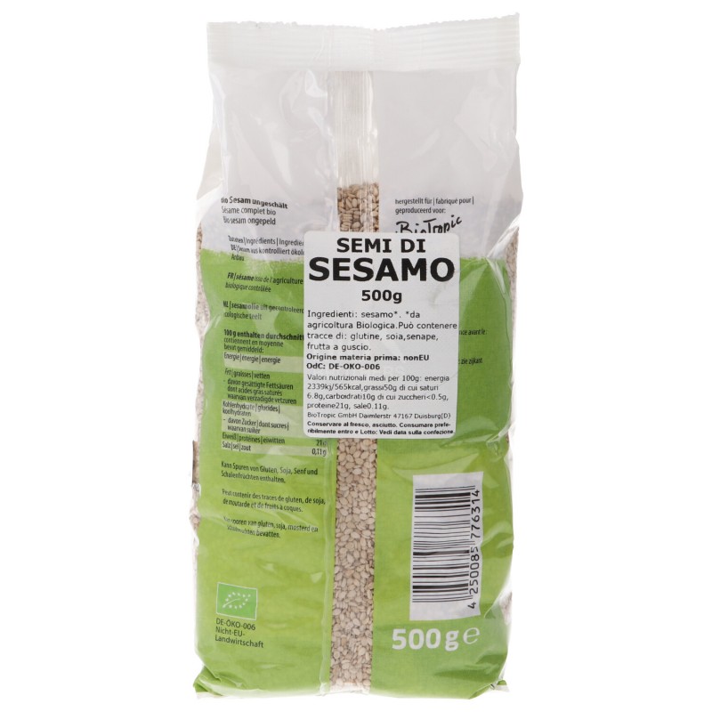 SESAMO IN SEMI 500G GREEN