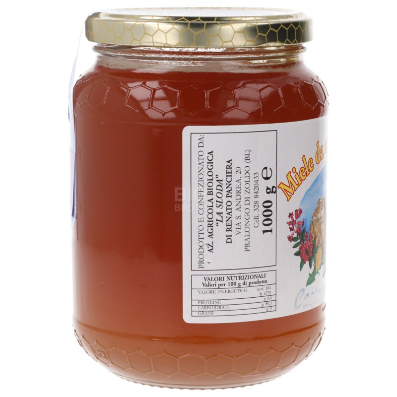 MIELE CASTAGNO TIGLIO 1KG LA SLODA