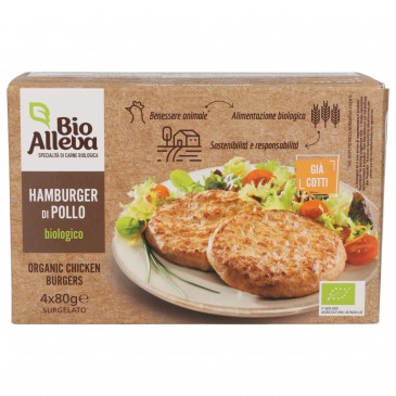 HAMBURGER POLLO 320GR BIOALLEVA HAMBURGER POLLO 320GR BIOALLEVA