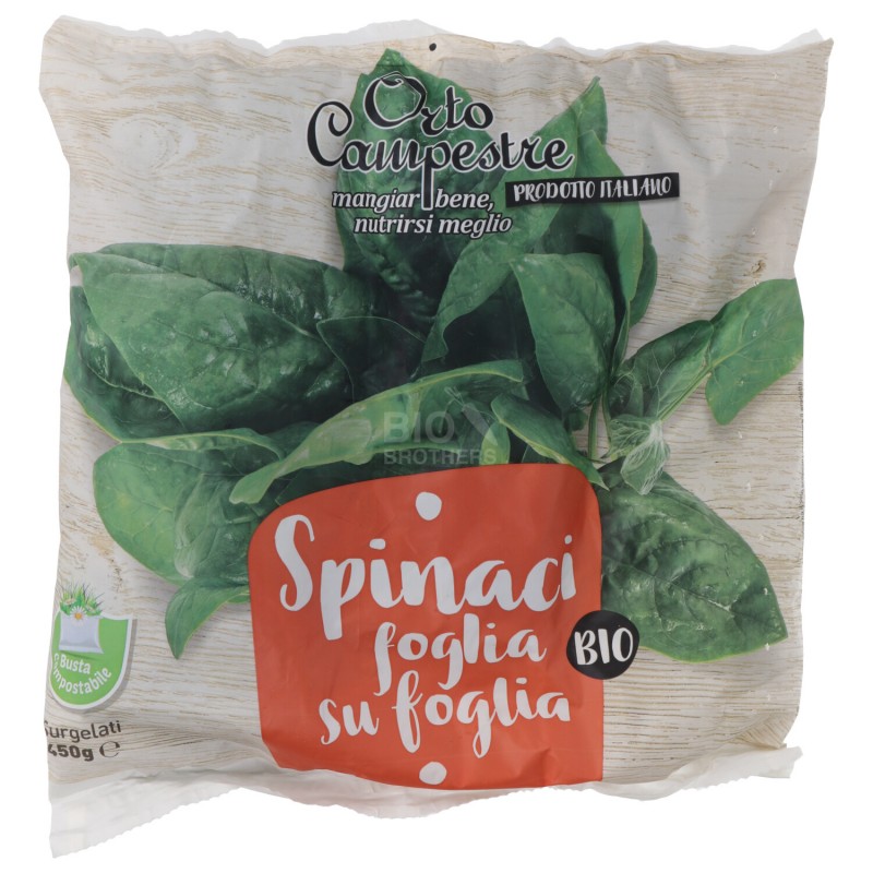 SPINACI FOGLIA SU FOGLIA 450G ORTO