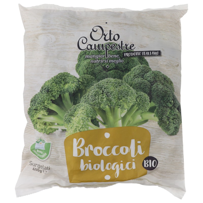 BROCCOLI SURGELATI BIO 450G ORTO.C.