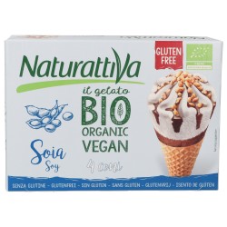 Conetti gelato alla soia bio