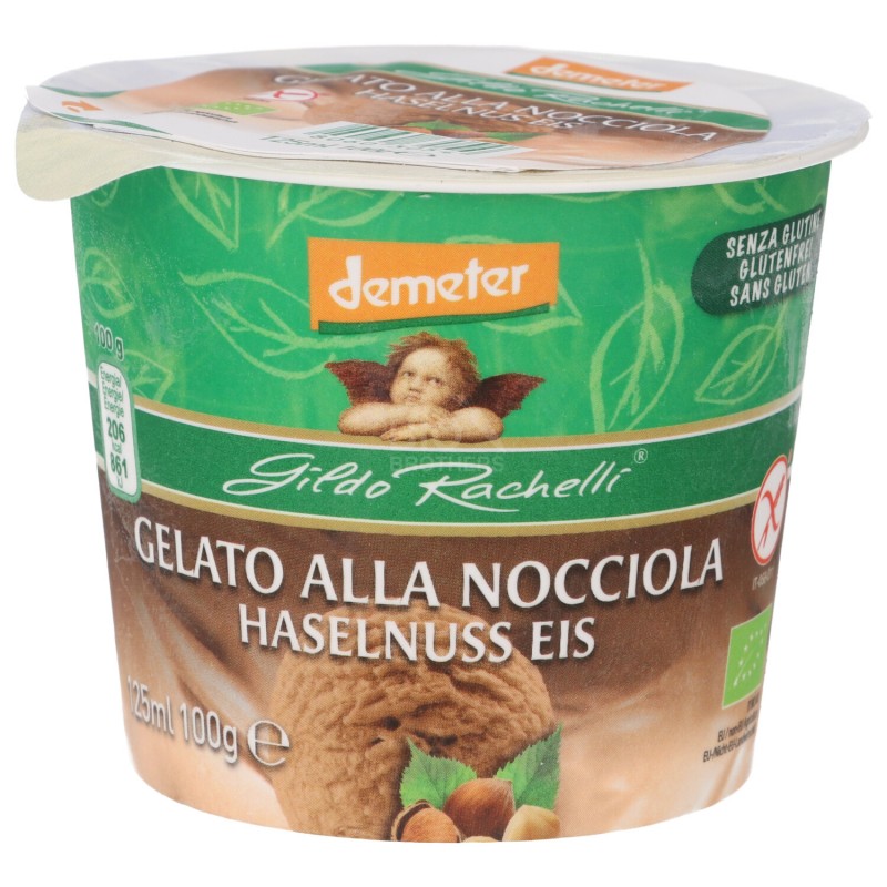 GELATO NOCCIOLA BIOLOGICO DEMETER 100GR RAGHELLI