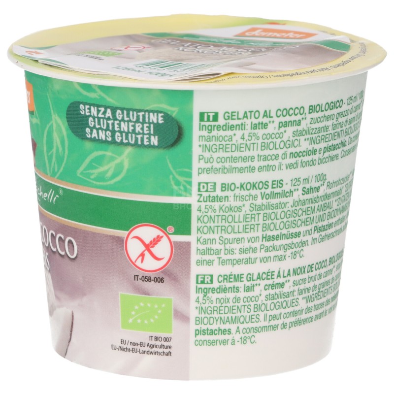 GELATO COCCO 100GR RACHELLI