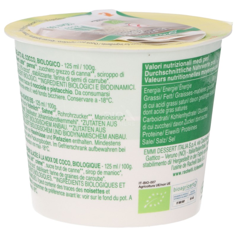 GELATO COCCO 100GR RACHELLI