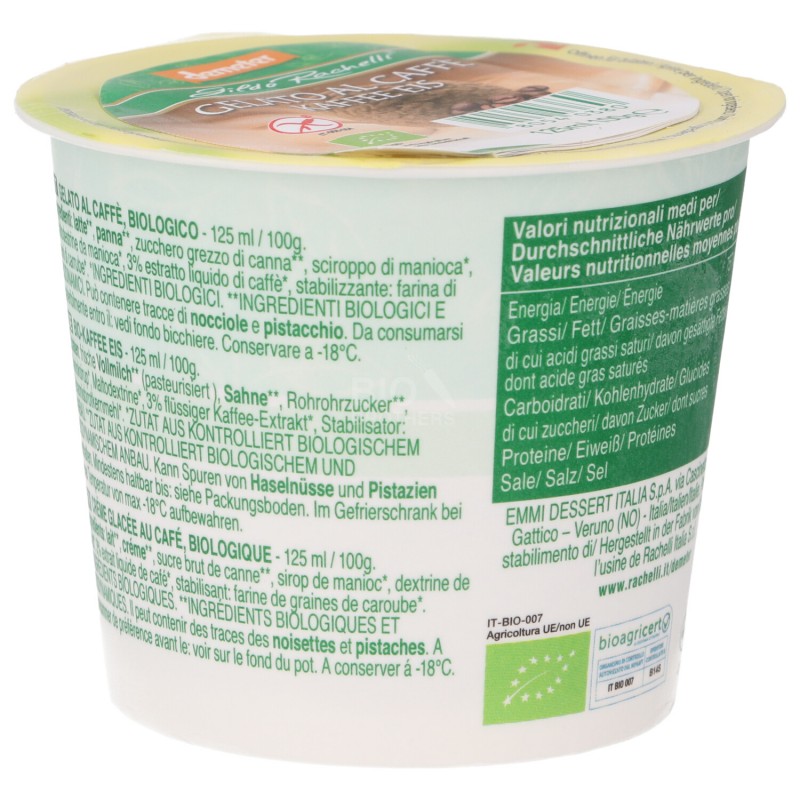 GELATO CAFFE 100GR RACHELLI