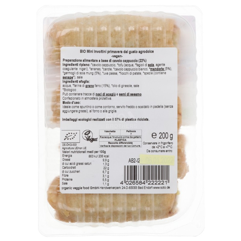 INV. PRIMAVERA AGRODOLCE 200G SOTO