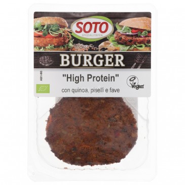 BURGER QUINOA PISELLI FAVE 150GR SOTO BURGER QUINOA PISELLI FAVE 150GR SOTO