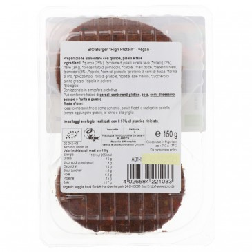 BURGER QUINOA PISELLI FAVE 150GR SOTO BURGER QUINOA PISELLI FAVE 150GR SOTO