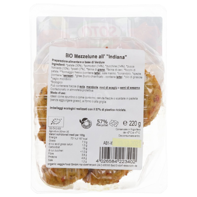 MEZZELUNE INDIANA 220GR SOTO