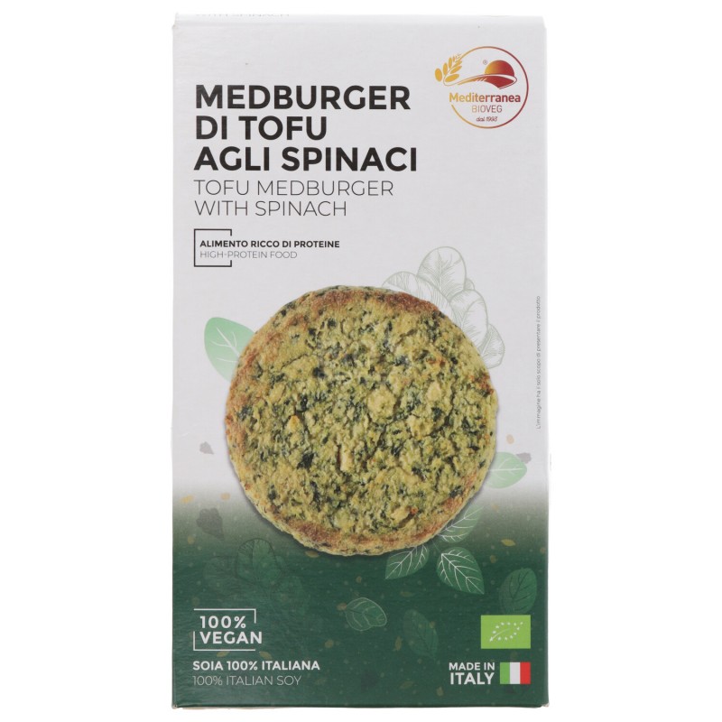 MEDBURGER SPINACI 180G MEDITERR.