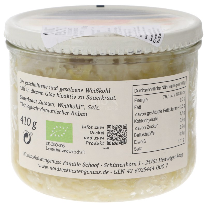 CRAUTI NON PASTORIZZATI DEMETER 410G