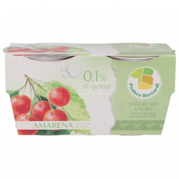 YOGURT MAGRO BIO ALL'AMARENA 2X125G BERNARDI