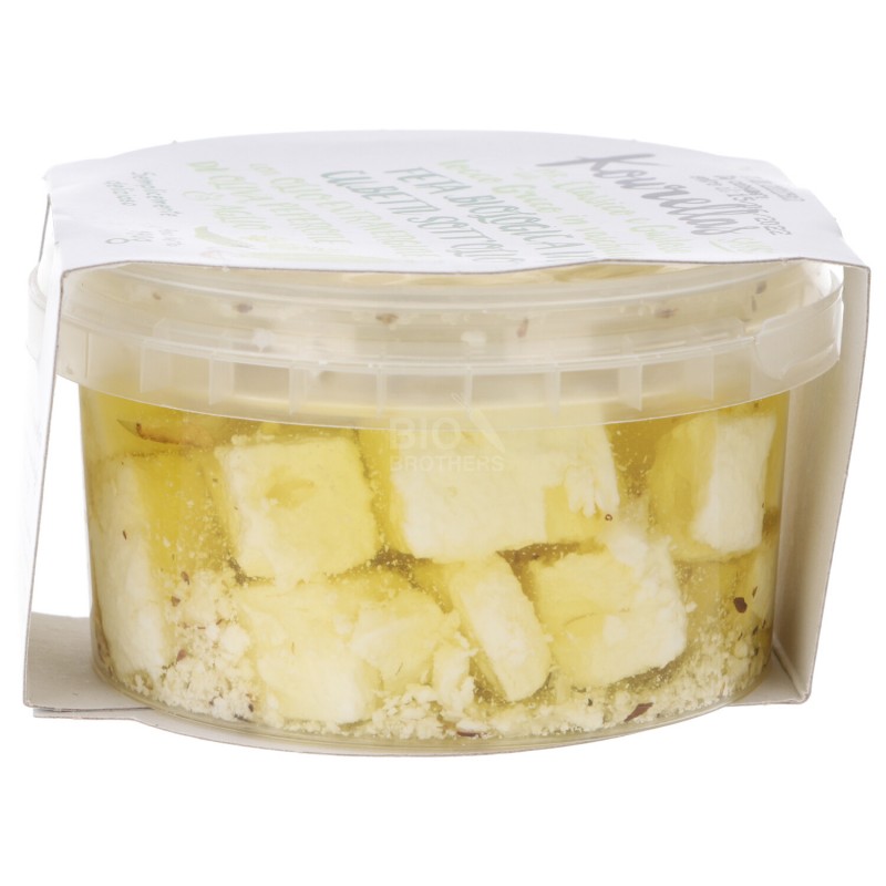 FETA PEPER.VERDI AGLIO 190GR BIO KOURELLAS