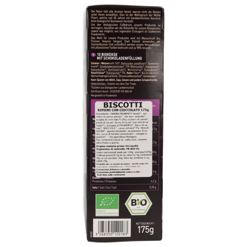 COOKIES RIPIENI CIOCC 5X35G PIVERT