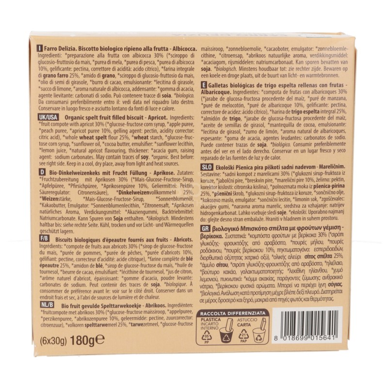 DELIZIA FARRO ALBICOCCA 6X30G BREAK