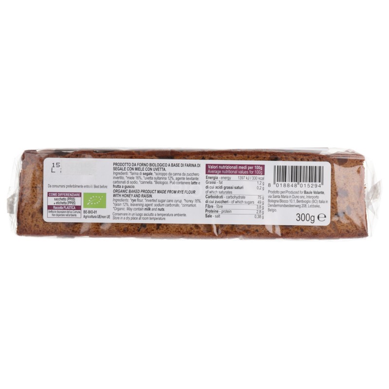 PAIN D'EPICE UVETTA 300G BAULE