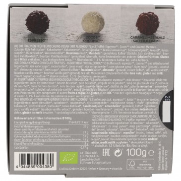 PRALINE CIOCCOLATO VEGAN ASSORT.100G VIVANI PRALINE CIOCCOLATO VEGAN ASSORT.100G VIVANI