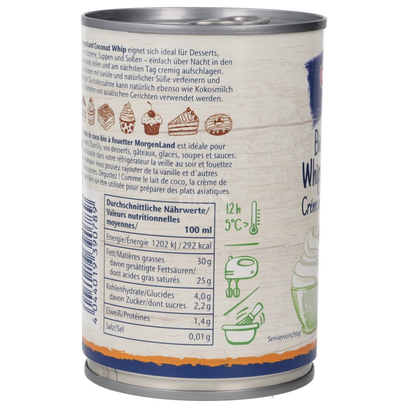 CREMA WHIPPING DI COCCO 400ML
