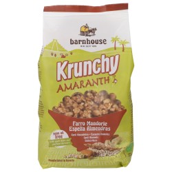 Kunchy granola di farro con mandorle e amaranto