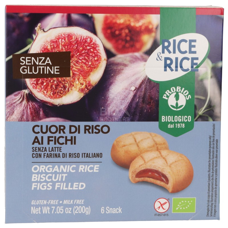 CUOR RISO FICHI 6X33GR RICE&RICE