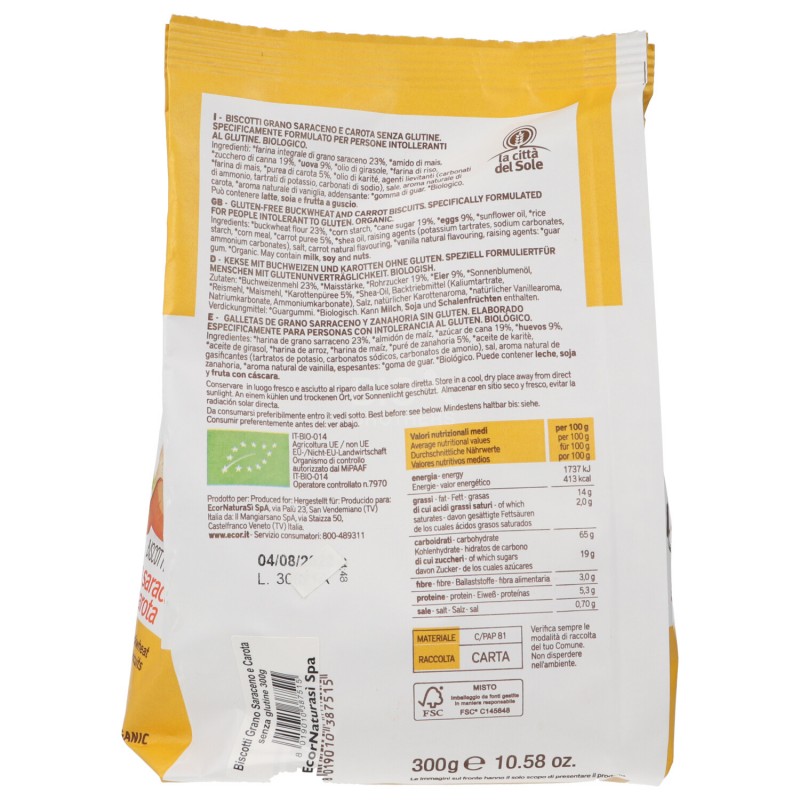 BISC.GR.SARAC./CAROTA 300GR CDS