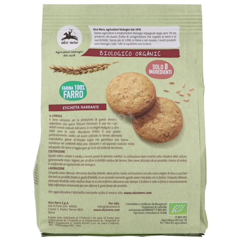 FROLLINI FARRO 250G ALCE NERO