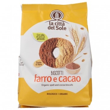 BISCOTTI FARRO-CACAO 300G CITTA' BISCOTTI FARRO-CACAO 300G CITTA'