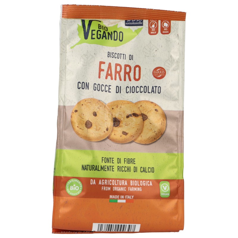 BISC. FARRO GOCCE CIOCC. VEGAN 250GR