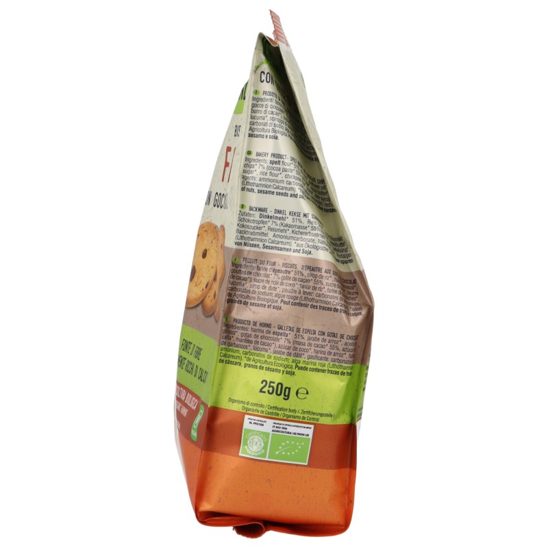 BISC. FARRO GOCCE CIOCC. VEGAN 250GR