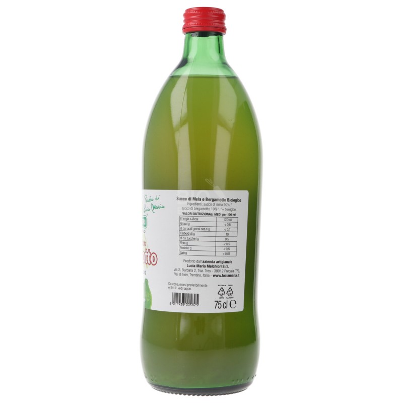 SUCCO MELA-BERGAMOTTO 750ML BT