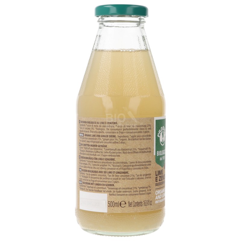 SUCCO LIME ZENZERO 550ML PROBIOS