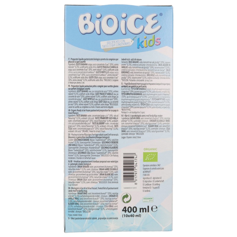 GHIACCIOLI KIDS BIOICE 400ML FSC