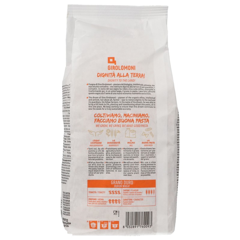 Farfalle bio pasta bianca di semola di grano duro