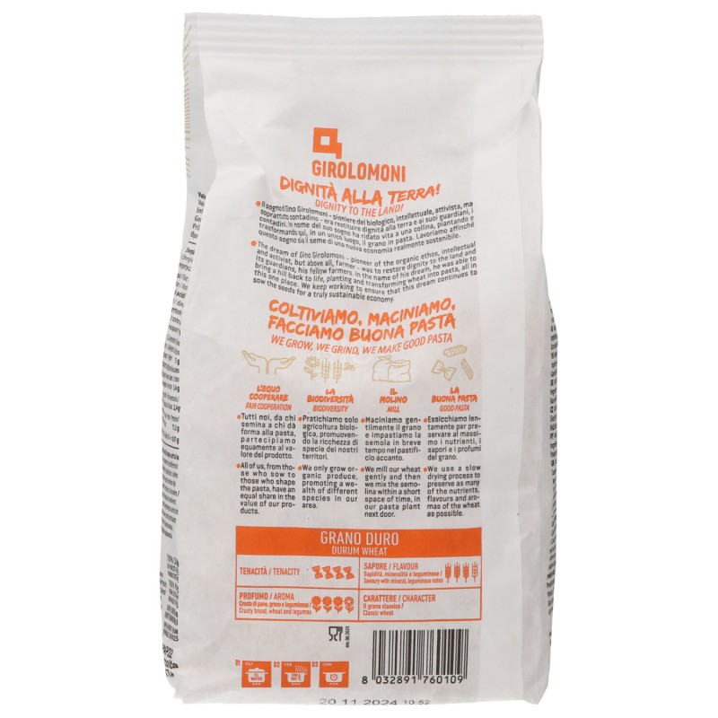 Orecchiette bio pasta di semola di grano duro