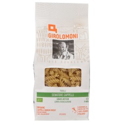 Pasta fusilli grano duro cappelli bio