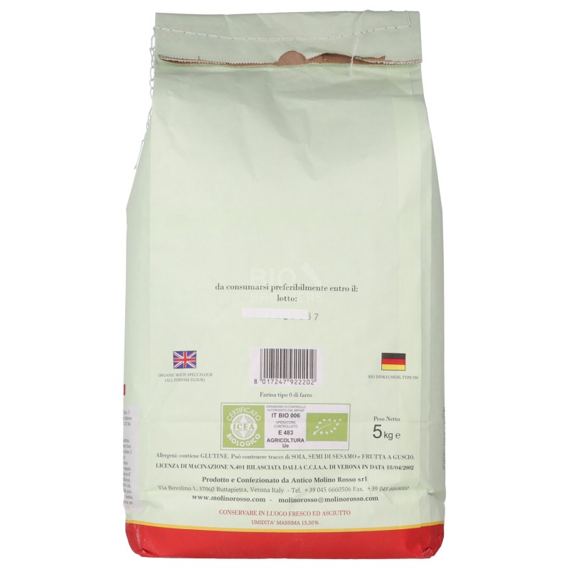 FARINA FARRO TIPO 0 5KG M.ROSSO