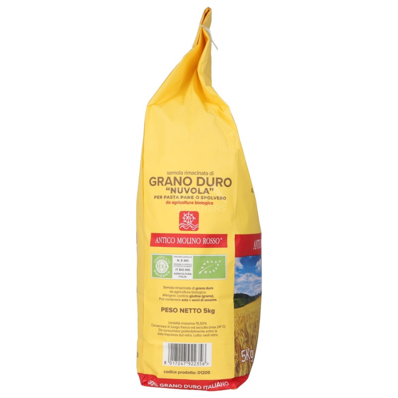 SEMOLA RIM. GR.DURO 5KG MOLINOROSSO
