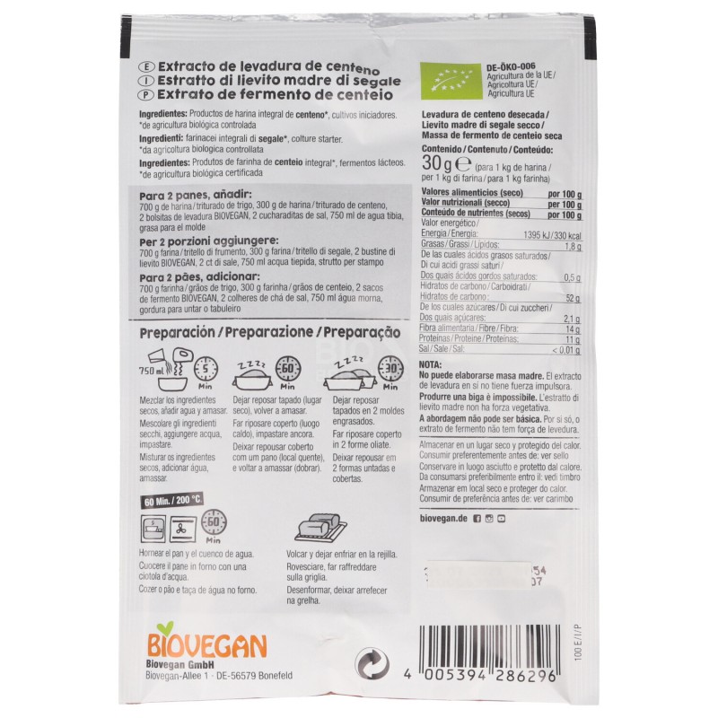 Estratto di pasta acida