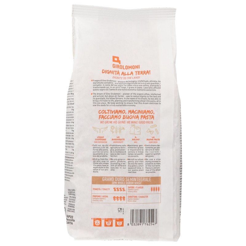 FUSILLI SEMINTEGRALI 500G GIR.